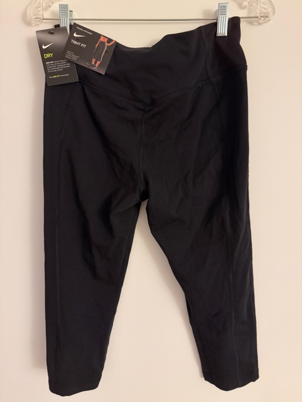 Nike Black Tight Fit Leggings With DRI-FIT Technology